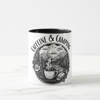 Caneca Cafeína & Acampamento