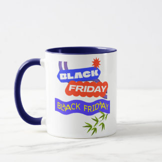 Caneca "Cafeína & Carrinho – Agito da Black Friday"
