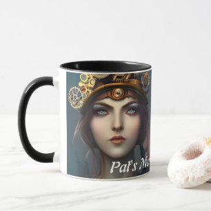 Caneca Cafeína da Manhã de Pat Personalizada Personalizáv