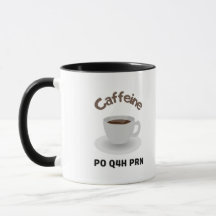 Cafeína PO Q4h PRN