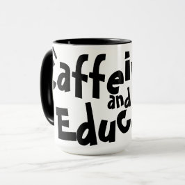 Caneca Cafeinato e Educar doação de professor
