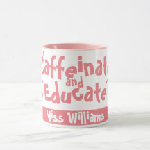 Cafeinato e Educar Engraçado Dizendo Nome de Profe