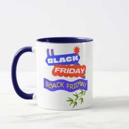 Caneca "Caffeine & Cart – Black Friday Hustle"