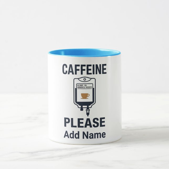 Caneca Caffeine IV Please · Nurse Humor (Centro)