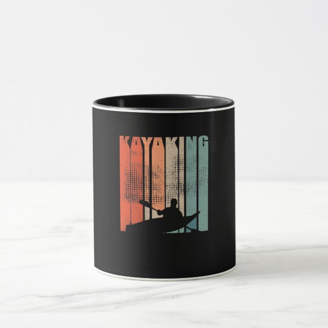 Caneca Caiaque Canoagem Retro (Centro)