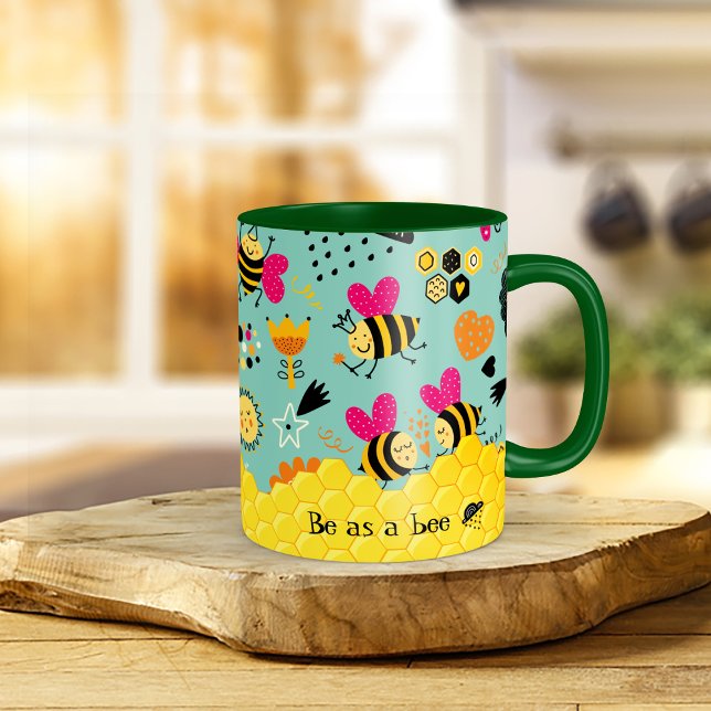 Caneca Cãibras-de-mel Coffee Mug (Criador carregado)
