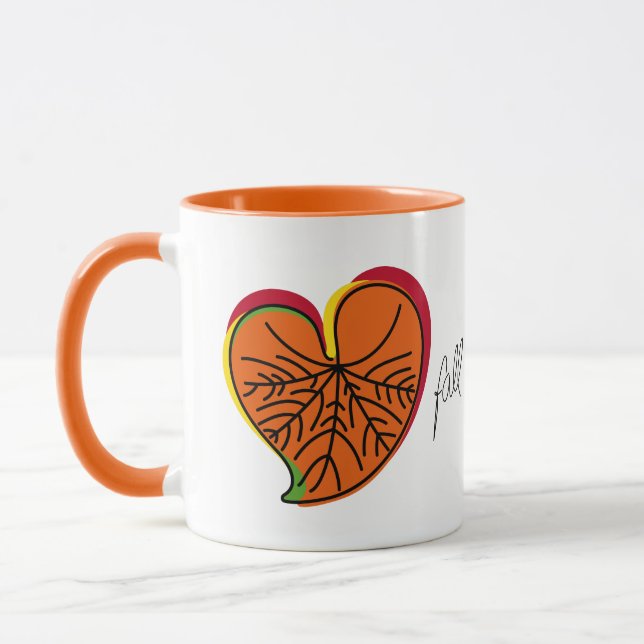 Caneca Cair na assinatura de amor (Esquerda)