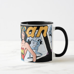 Caneca Caixa da Mulher Maravilha de 3 Dooms