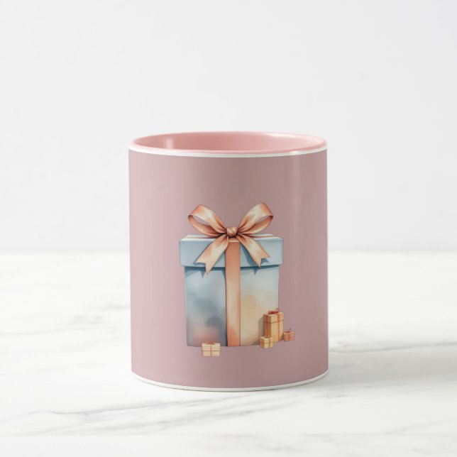 Caneca Caixa de Presentes de Natal (Centro)