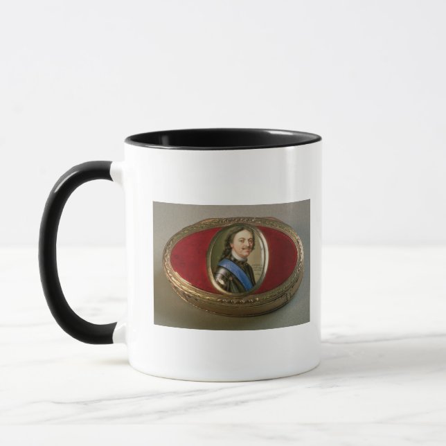 Caneca Caixa do pó para inalações com a miniatura do (Esquerda)