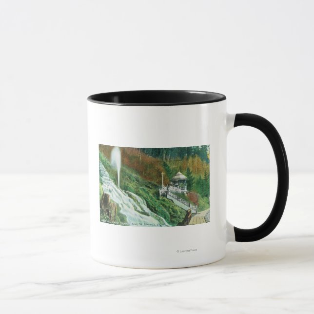 Caneca Caixas de Oxone e Primavera VerPrimaveras Shasta,  (Direita)