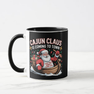 Caneca Cajun Clause está chegando à cidade de Krampus Nat