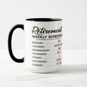 Caneca Calendário de Reforma ....