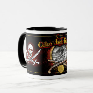 Caneca Calico Jack Rackham Pirate Coffee Mug
