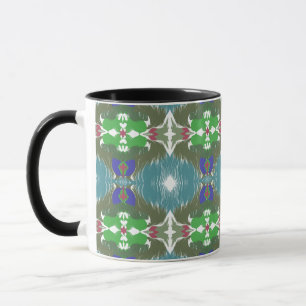 Caneca Calidoscópio da Maré Esmeralda