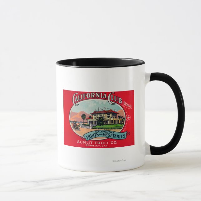 Caneca California Club Can LabelBerkley, CA (Direita)