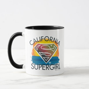 Caneca California Supergirl Sunset Graphic