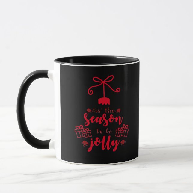 Caneca Caligrafia de Natal - Esta é a estação (Esquerda)