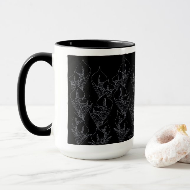 Caneca Calla 〜 BlackLine 〜 マ グ プ マ カ  (Com Donut)