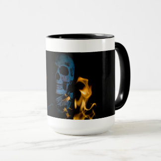 Caneca Calor inoperante - fotografia assustador do crânio