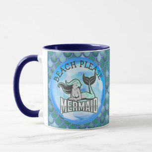 Caneca Cama Azul Mermaid Ocean