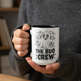 Caneca Cama de Boo Crew Halloween - Cute Spooky Ghost Cof