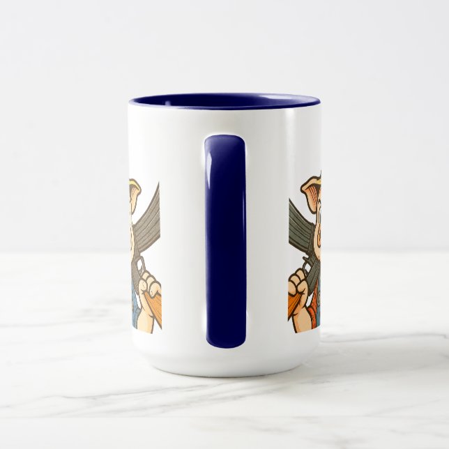 Caneca Cama de Comitê de Agricultura de Suíno para Membro (Alça)