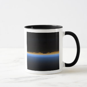 Caneca Camadas da atmosfera de terra