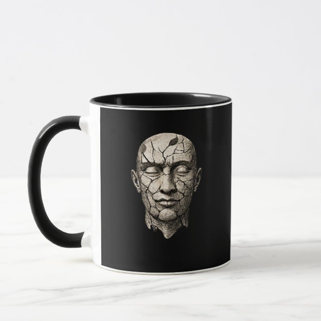 Caneca Camadas do Eu Interior – Arte de Identidade Estéti (Esquerda)