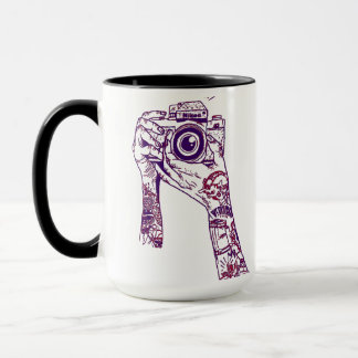 Caneca Câmera Antiga & Tatuagens