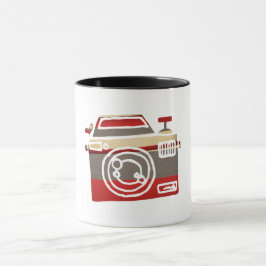 Caneca Câmera Fofa Amor Coração Fotografia Gráfica