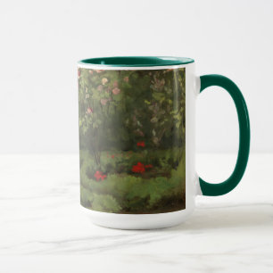 Caneca Camille Pissarro   um jardim de rosas