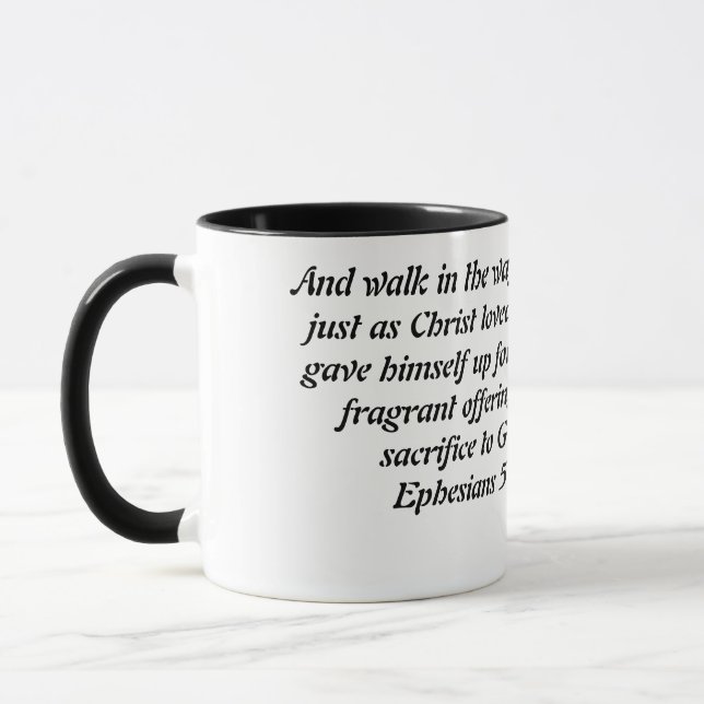 Caneca Caminhando com Jesus (Esquerda)