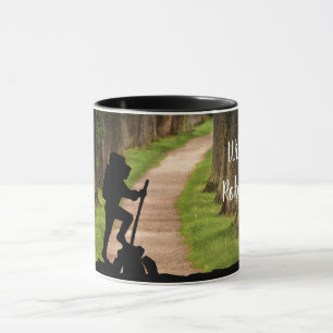 Caneca Caminhante com Trilha Florestal e Bússola personal