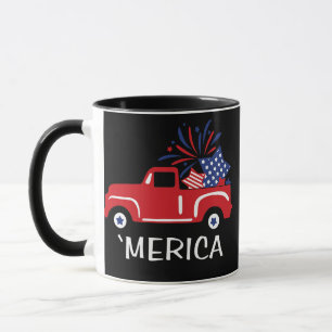 Caneca Caminhão América Meninos Meninas Homens Mulheres E