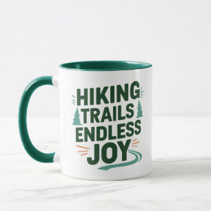 Caneca Caminhar trilha alegria sem fim