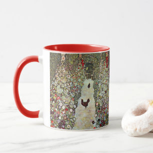 Caneca Caminho do Jardim com Galinhas, Gustav Klimt, Art