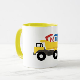 Caneca Caminhões de Construção de Caminhões ABC