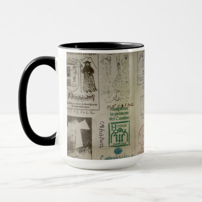 Caneca Camino de Santiago Pilgrim's Keepsasaame Mug (Esquerda)