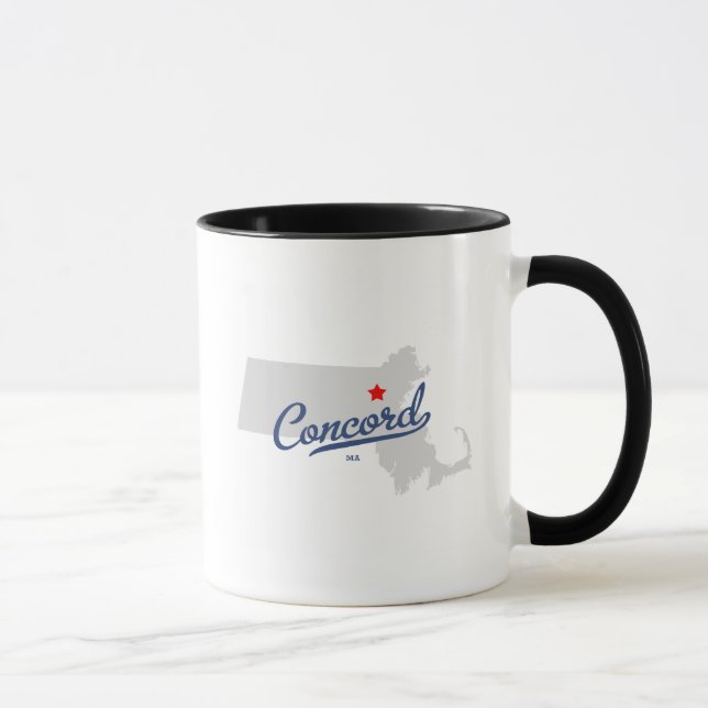 Caneca Camisa das MÃES de Massachusetts da concórdia (Direita)