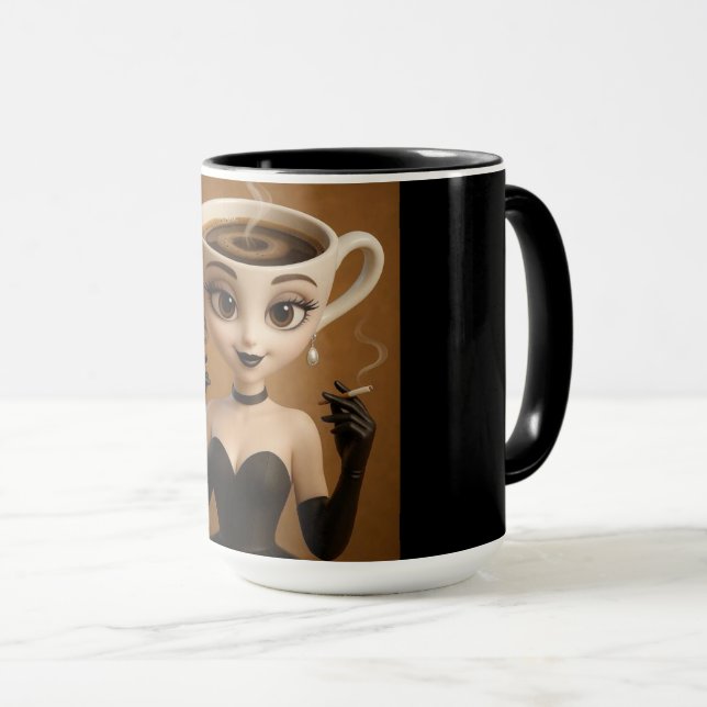 Caneca Camisa do Halloween 2025 Ballerina Capuccino (Frente Esquerda)