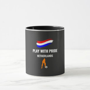 Caneca Camisa do Orgulho do Futebol da Holanda 2026