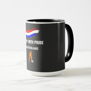 Caneca Camisa do Orgulho do Futebol da Holanda 2026
