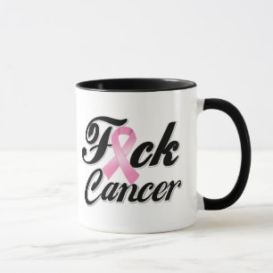 Caneca Camisas do cancro da mama de F*CK