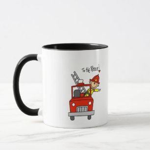 Caneca Camisas e Presentes de Bombeiro para o Resgate