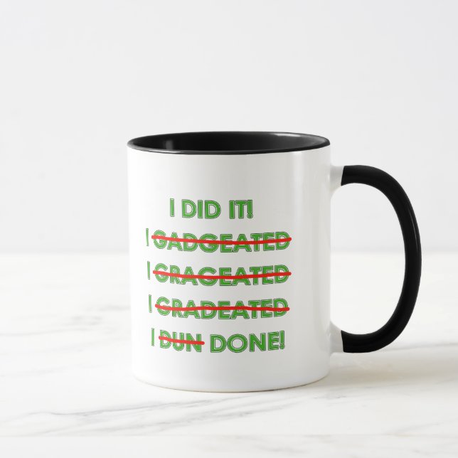 Caneca Camisas e presentes engraçados da graduação T (Direita)