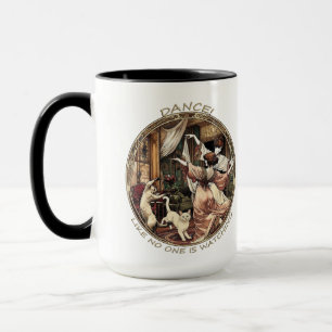 Caneca Camiseta Art Nouveau 'Dance Like No One Is Watchin