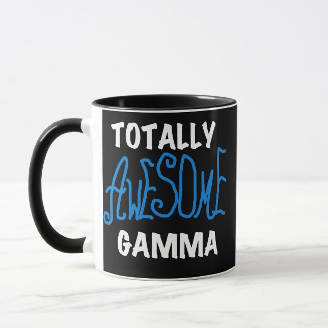 Caneca Camiseta azul e presentes da gama totalmente (Esquerda)