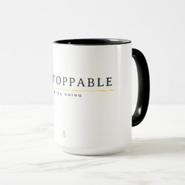 Caneca Camiseta de Citação de Motivação Mínima INSTOPPÁVE