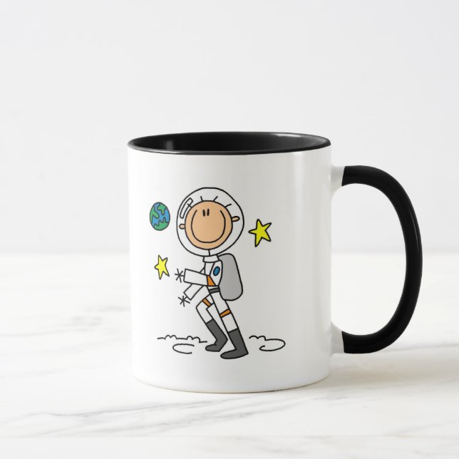 Caneca Camiseta e presentes básicos do astronauta (Direita)